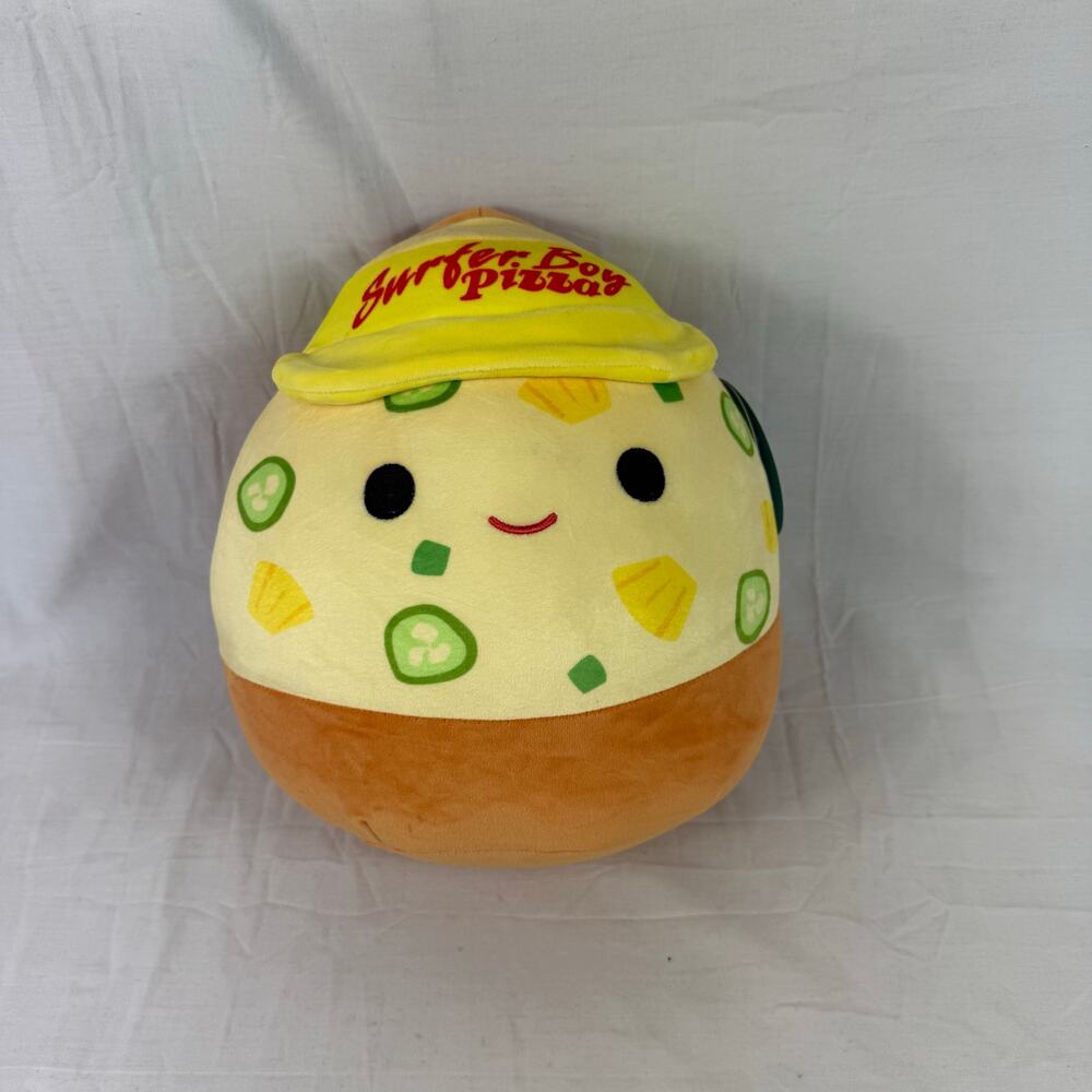 NWT Squishmallows Stranger Things 10” Surfer Boy Pizza